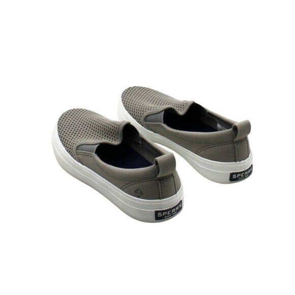 Women's Crest Twin Gore Perforated Slip on Sneakers- Gray - Picture 7 of 8